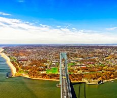 Aerial View of Staten Island